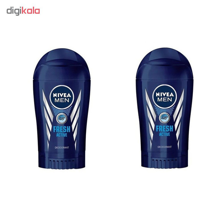 استیک ضد تعریق مردانه نیوآ مدل Fresh Active حجم 40 میلی لیتر مجموعه 2 عددی