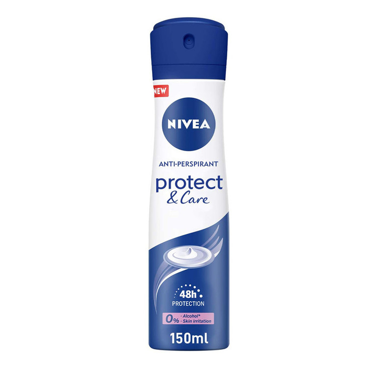اسپری ضد تعریق زنانه نیوآ مدل Protect & Care حجم 150 میلی لیتر
