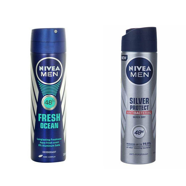 اسپری بدن مردانه نیوآ مدل fresh ocean & silver protect حجم 150 میلی لیتر