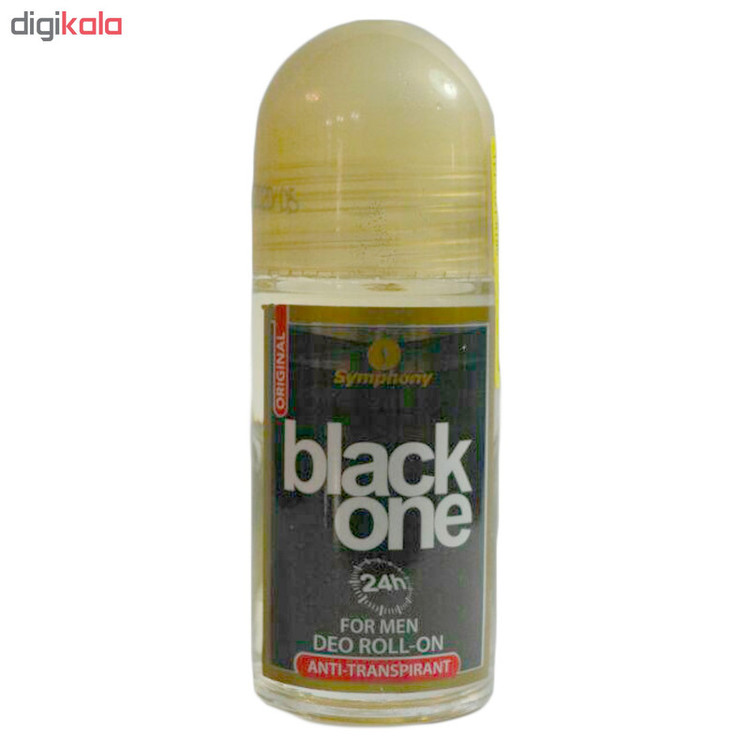 رول ضد تعریق مردانه سیمفونی مدل BLACK ONE حجم 50 میلیلیتر