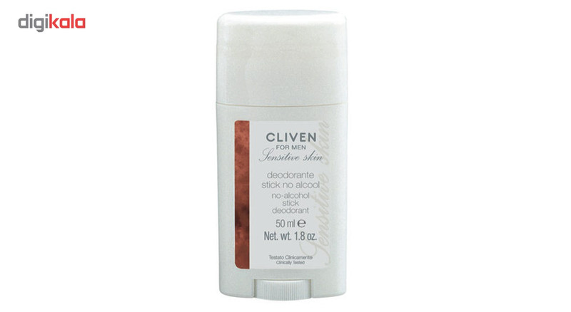 استیک ضد تعریق کلیون مدل No Alcohol Stick Deodorant حجم 50 میلی لیتر