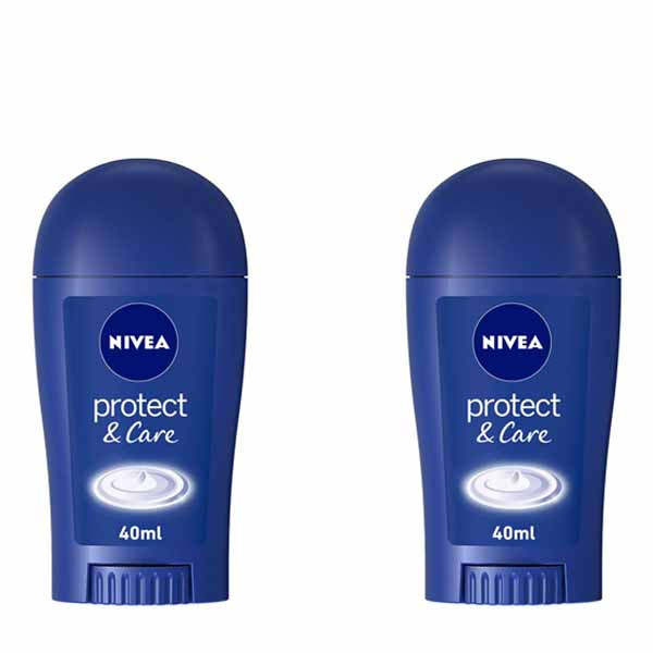 استیک ضد تعریق زنانه نیوآ مدل protect & care حجم 40 میلی لیتر مجموعه 2 عددی