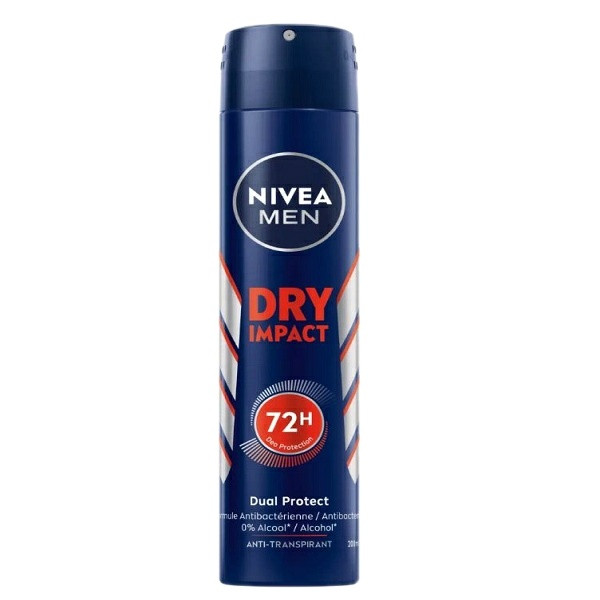 اسپری ضد تعریق مردانه نیوآ مدل dry impact حجم 200 میلی لیتر