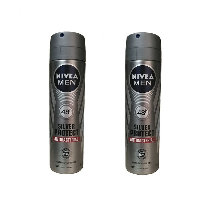 اسپری ضد تعریق مردانه نیوآ مدل Silver Protect حجم 150 میلی لیتر بسته 2 عددی