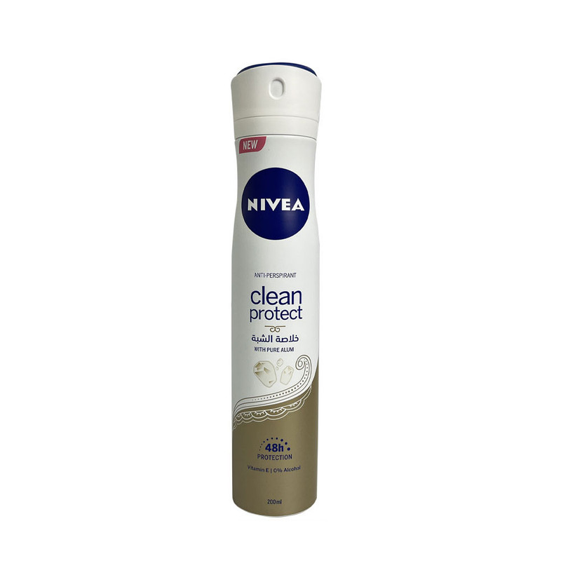 اسپری ضد تعریق زنانه نیوآ مدل Clean Protect حجم 200 میلی لیتر