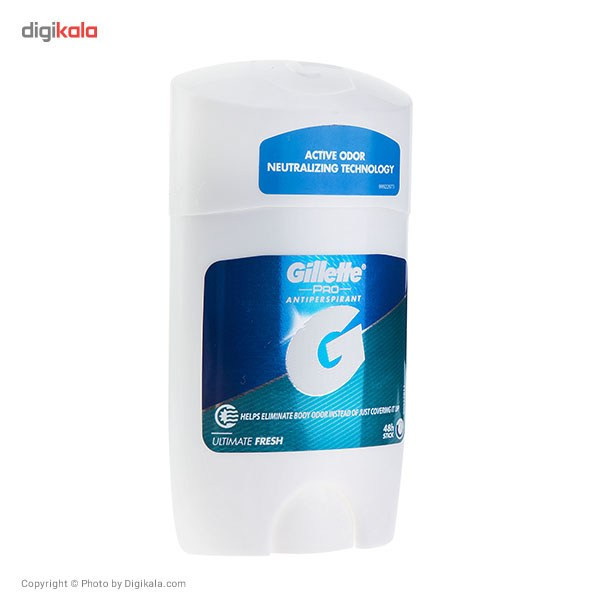 استیک ضد تعریق مردانه ژیلت مدل Ultimate Fresh حجم 48 میلی لیتر
