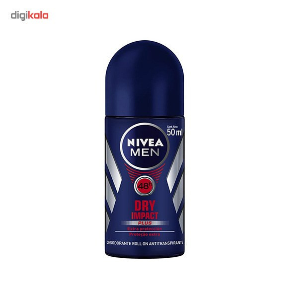 رول ضد تعریق مردانه نیوآ مدل Dry Impact Plus حجم 50 میلی لیتر - 2 عددی