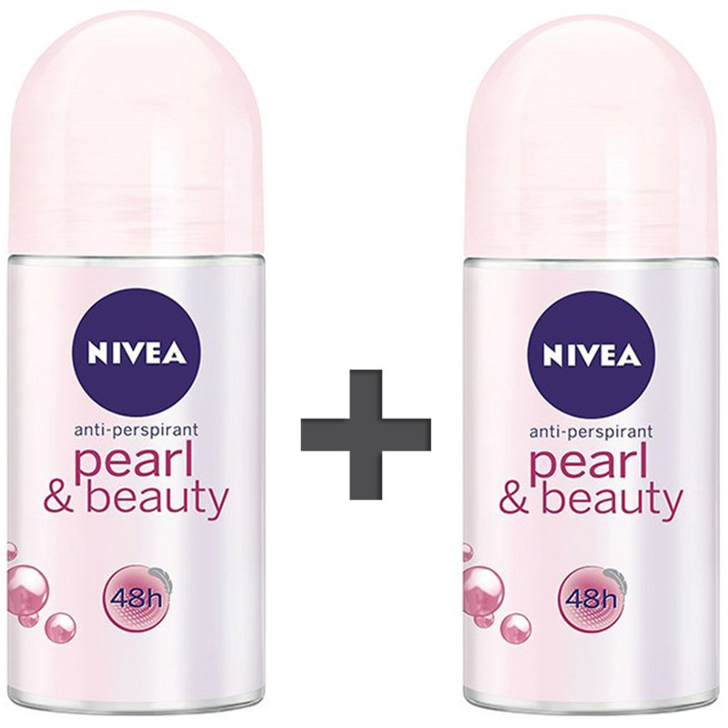 پک رول ضد تعریق زنانه نیوآ مدل Pearl And Beauty حجم 50 میلی لیتر - بسته 2 عددی