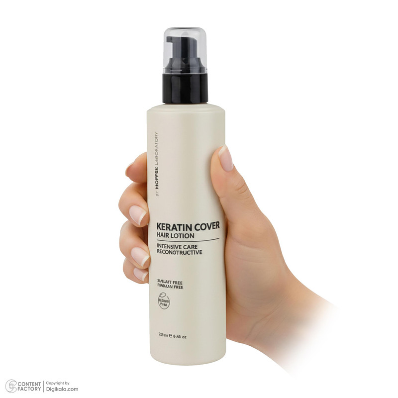 لوسیون مو موپک مدل KERATIN COVER حجم 250 میلی لیتر