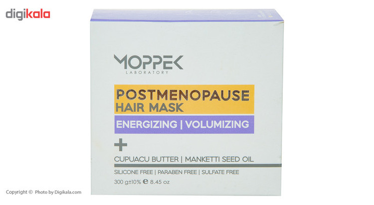 ماسک موی حجم دهنده موپک مدل Postmenopause مقدار 300 گرم
