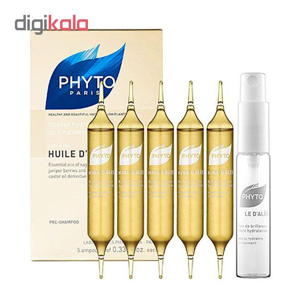 روغن مو فیتو مدل huile dales حجم 10 میلی لیتر بسته 5 عددی