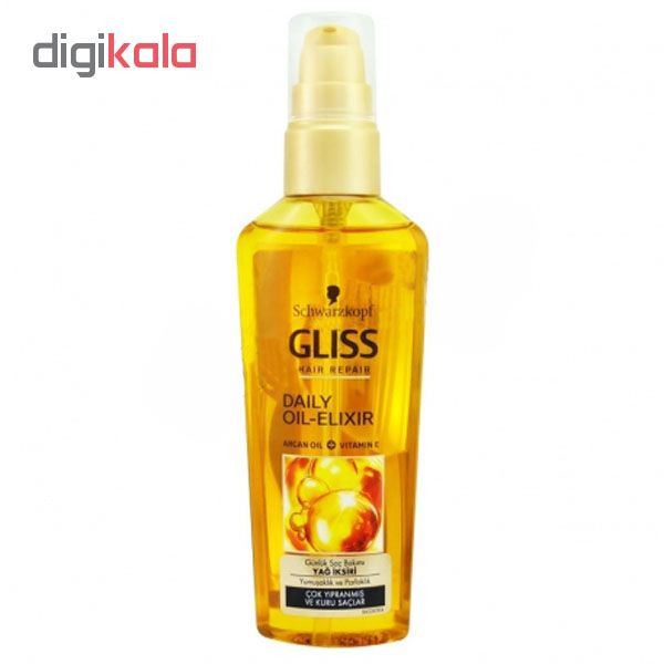 روغن مو گلیس مدل Oil-Elixir حجم 75 میلی لیتر