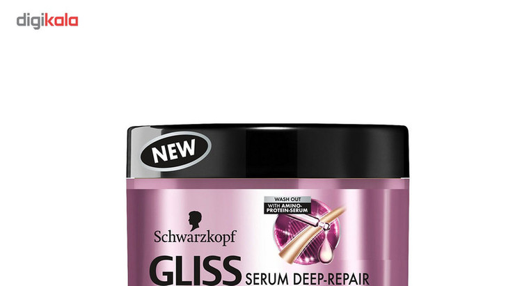 ماسک احیا کننده مو گلیس مدل Deep Repair حجم 200 میلی لیتر