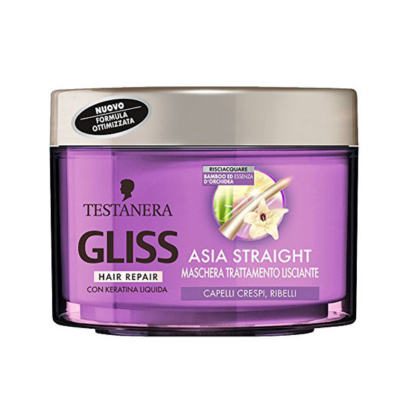 ماسک مو گلیس مدل Asia Straight Maschera Trattamento حجم 200 میلی لیتر