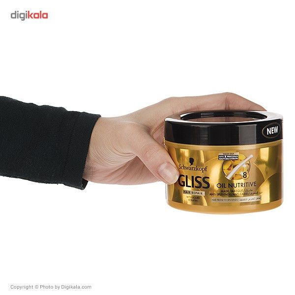 روغن ترمیم کننده و مغذی مو گلیس سری Hair Repair مدل Oil Nutritive حجم 200 میلی لیتر