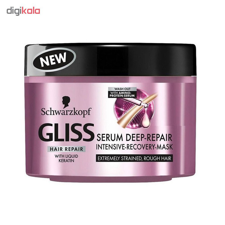 ماسک مو گلیس مدل Deep-Repair حجم 200 میلی لیتر
