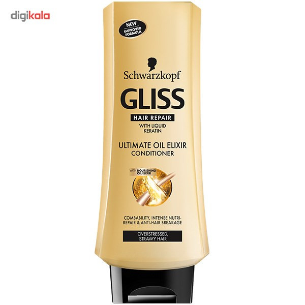 نرم کننده مو گلیس مدل Ultimate Oil Elixir حجم 200 میلی لیتر