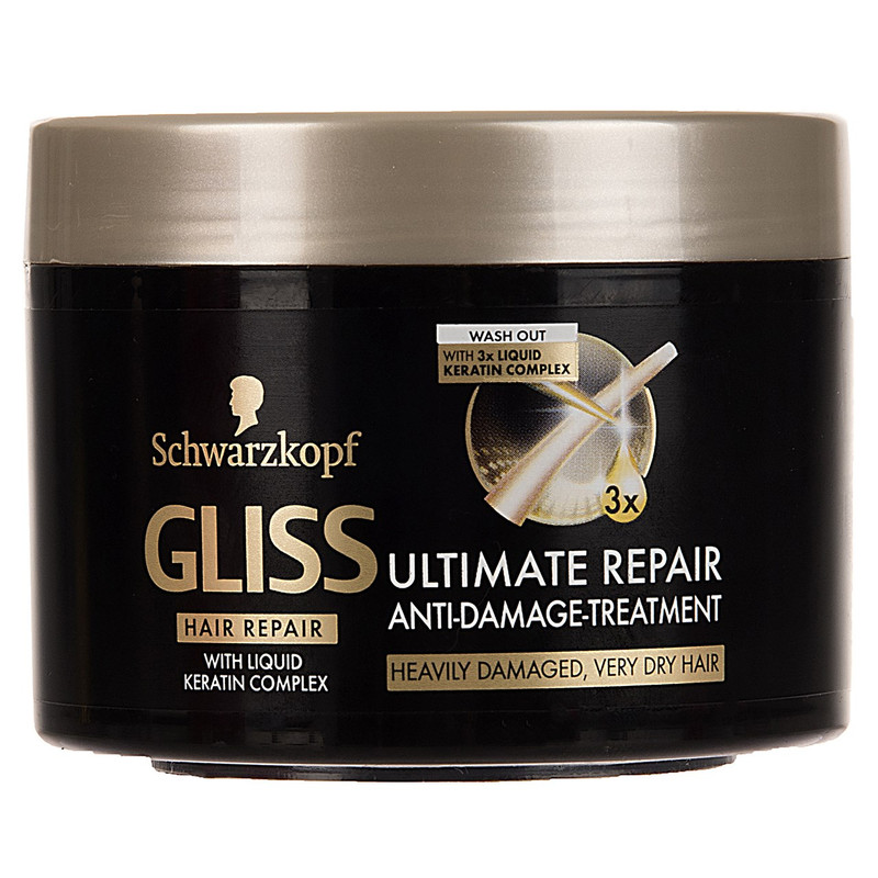 ماسک مو گلیس سری Hair Repair مدل Ultimate Repair حجم 200 میلی لیتر