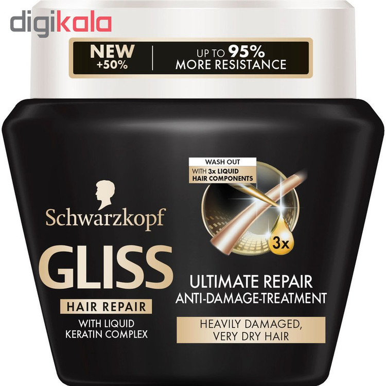 ماسک مو سری Hair Repair مدل Ultimate Repair حجم 300 میلی لیتر