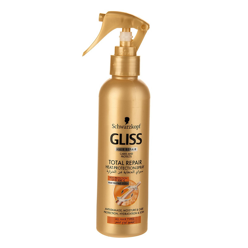 اسپری مو گلیس سری Total Repair مدل Heat Protection حجم 200 میلی لیتر