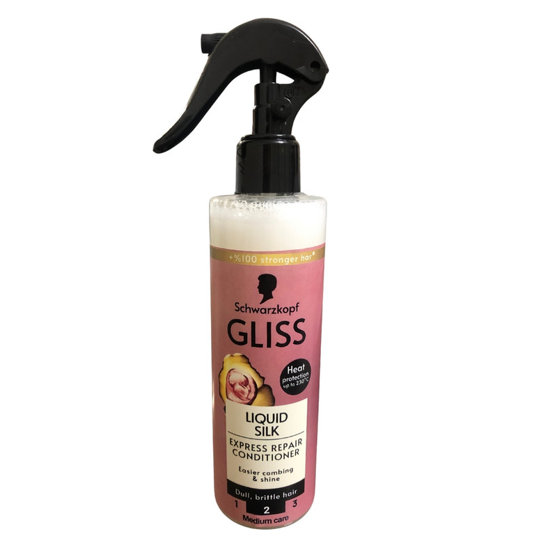 اسپری مو گلیس مدل silk حجم 250 میلی لیتر
