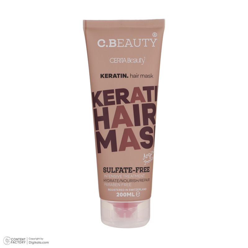 ماسک مو سریتا مدل Keratin حجم 200 میلی لیتر