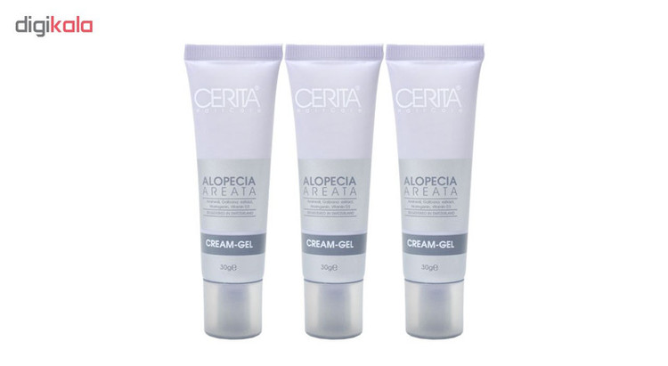 ژل ضد ریزش مو سریتا مدل Alopeca Areata وزن 30 گرم مجموعه 3 عددی