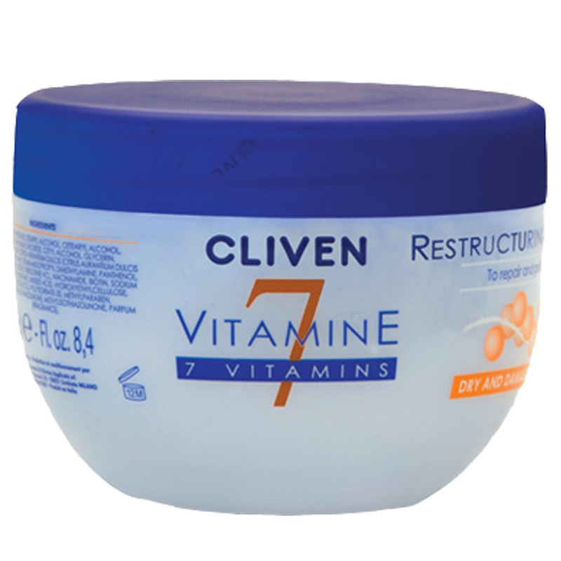 ماسک مو مخصوص موهای خشک و آسیب دیده مدل 7 Vitamine Restructuring Maskحجم 250 میلی لیتر