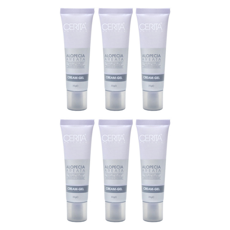 ژل ضد ریزش مو سریتا مدل Alopeca Areata وزن 30 گرم مجموعه 6 عددی