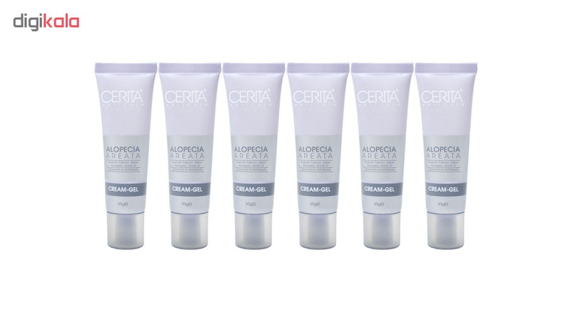 ژل ضد ریزش مو سریتا مدل Alopeca Areata وزن 30 گرم مجموعه 6 عددی