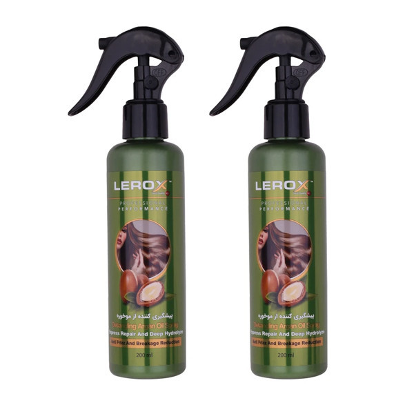 اسپری پیشگیری از موخوره لروکس مدل Express Repair حجم 200 میلی لیتر مجموعه 2 عددی