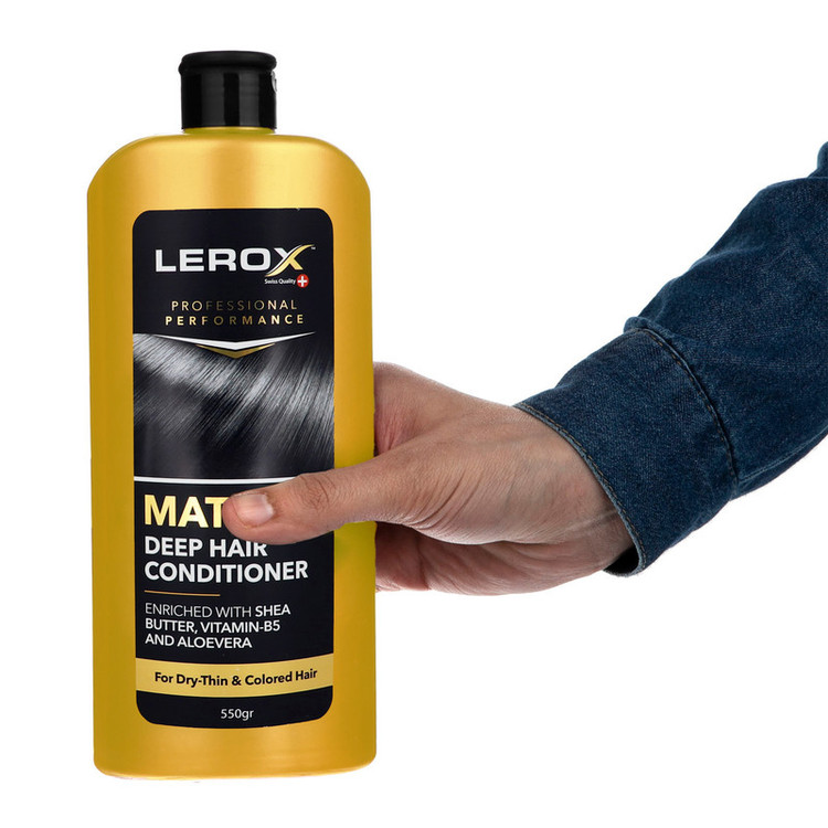 نرم کننده مو لروکس مدل Matrix حجم 550 میلی لیتر مجموعه 2 عددی