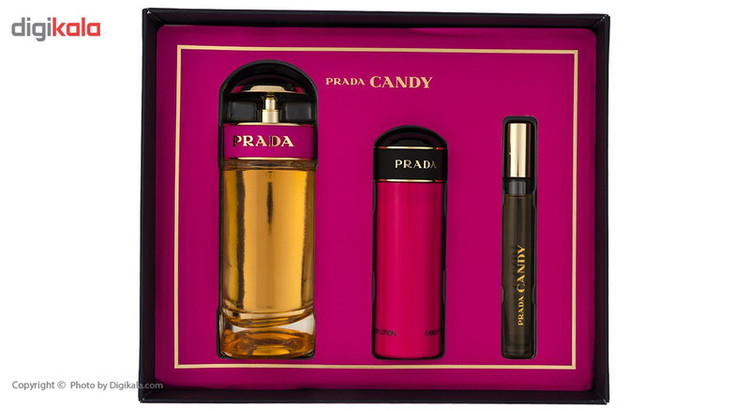 ست ادو تویلت زنانه پرادا مدل Candy حجم 80 میلی لیتر