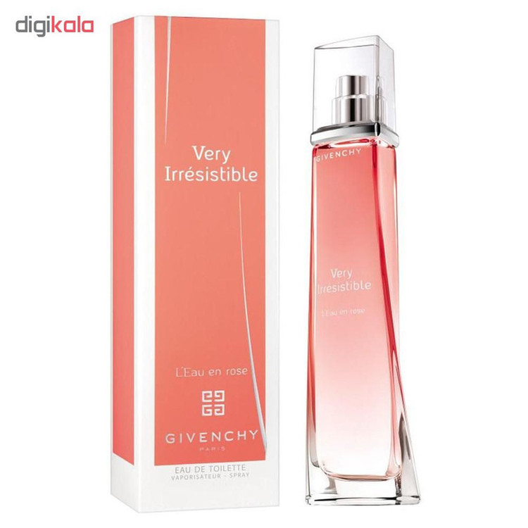 ادو تویلت زنانه ژیوانشی Very Irresistible Leau En Rose حجم 75 میلی لیتر