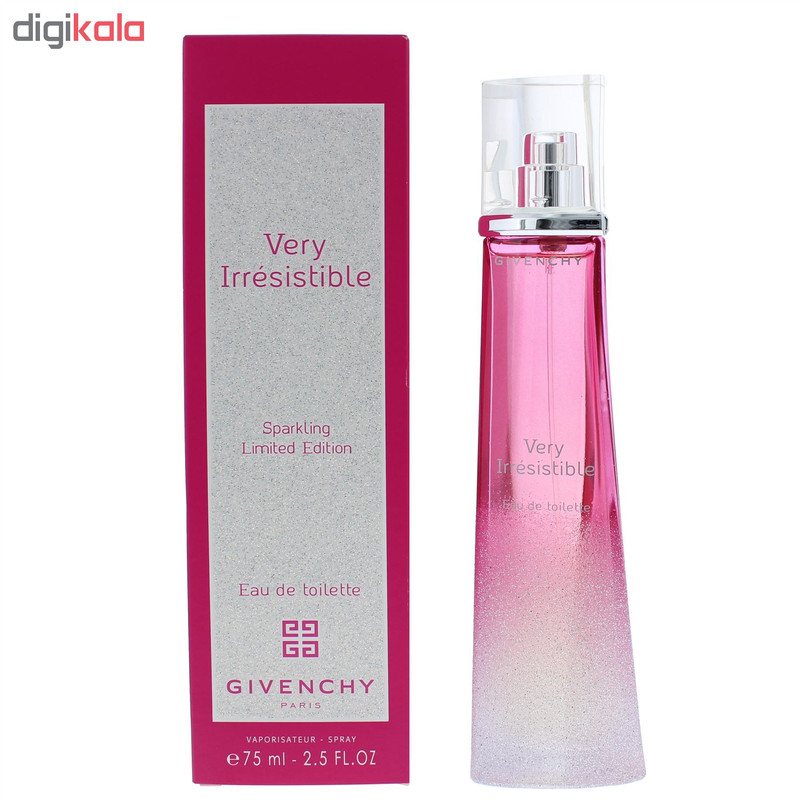 ادوتویلت زنانه ژیوانشی مدل Very irresistible sparking حجم 75 میلی لیتر