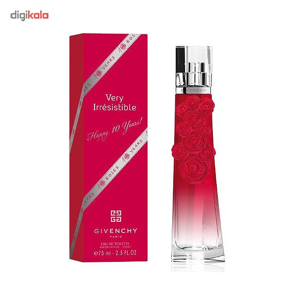 ادو پرفیوم زنانه ژیوانشی Very Irresistible Happy 10 Years حجم 75ml