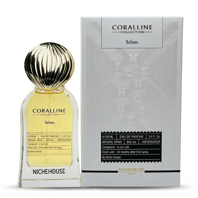 ادوپرفیوم زنانه نیش هاوس مدل Coralline Collection SELARA با رایحه خنک حجم 100 میلیلیتر