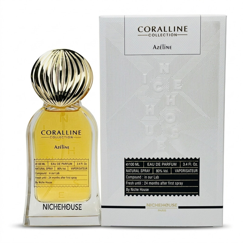 ادوپرفیوم زنانه نیش هاوس مدل Coralline Collection AZELINE با رایحه گرم حجم 100 میلیلیتر