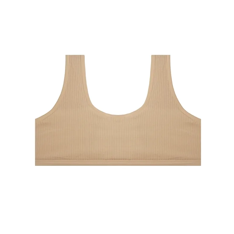 نیم تنه دخترانه کبریتی ساده نخ و پنبه بدون پد و فنر فری سایز