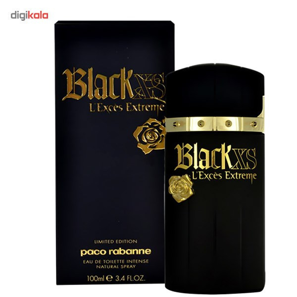 ادو تویلت مردانه پاکو رابان Black XS L'Exces Extreme حجم 100ml