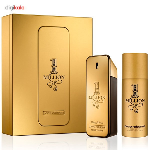 ست ادو تویلت مردانه پاکو رابان 1 Million حجم 100ml