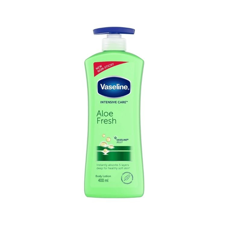 لوسیون بدن وازلین مدل Aloe Fresh-P حجم 400 میلی لیتر