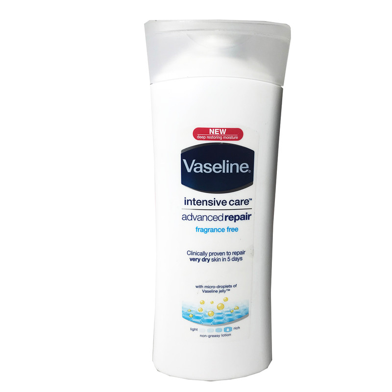 لوسیون بدن وازلین مدل Fragrance Free حجم 400 میلی لیتر