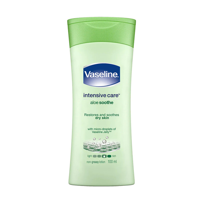 لوسیون بدن وازلین مدل Aloe Soothe حجم 100 میلی لیتر