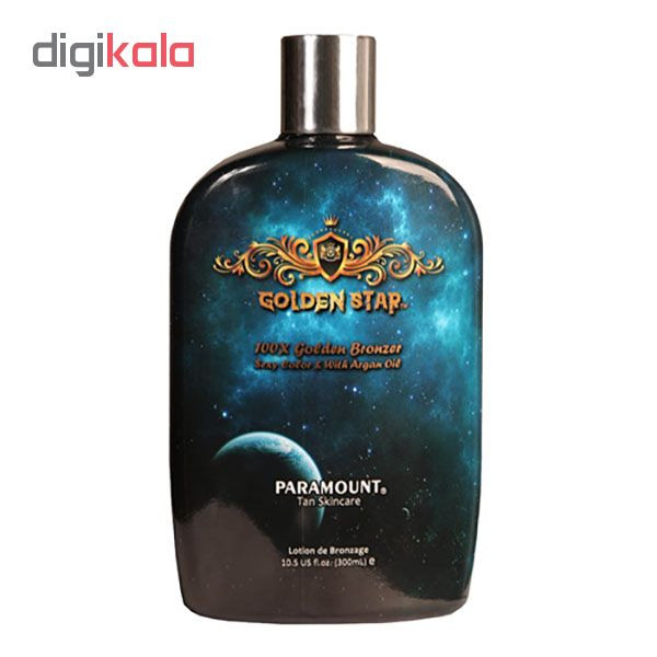 لوسیون سولاریوم بدن پارامونت مدل Golden Star حجم 300 میلی لیتر