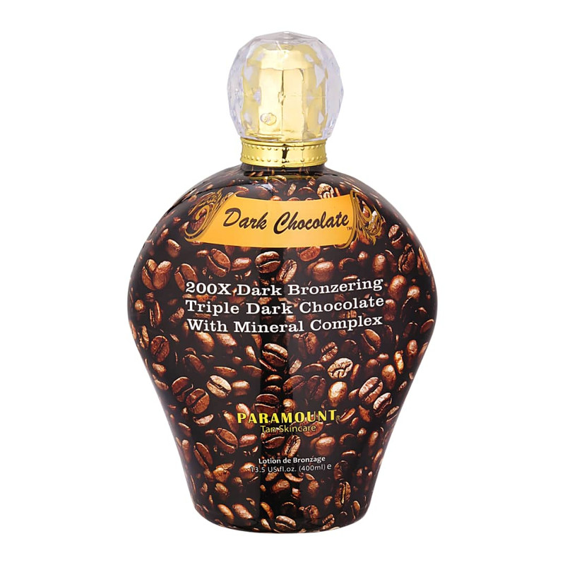 روغن آفتاب پارامونت مدل  Dark Chocolate 200XXX حجم 400 میلی لیتر