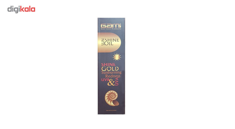 روغن برنز کننده گارنی مدل Shine Gold حجم 200 میلی لیتر