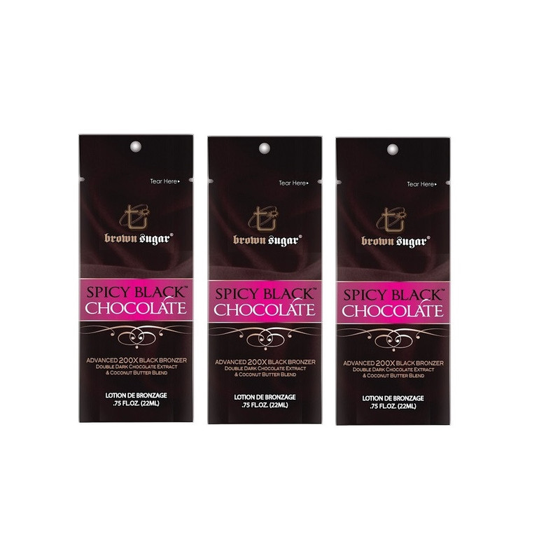 لوسیون سولاریوم براون شوگر مدل spicy حجم 22 میلی لیتر بسته 3 عددی