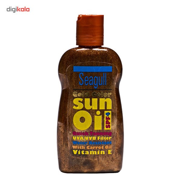 روغن آفتاب اکلیلی سی گل مدل Golde Color SPF4 حجم 200 میلی لیتر