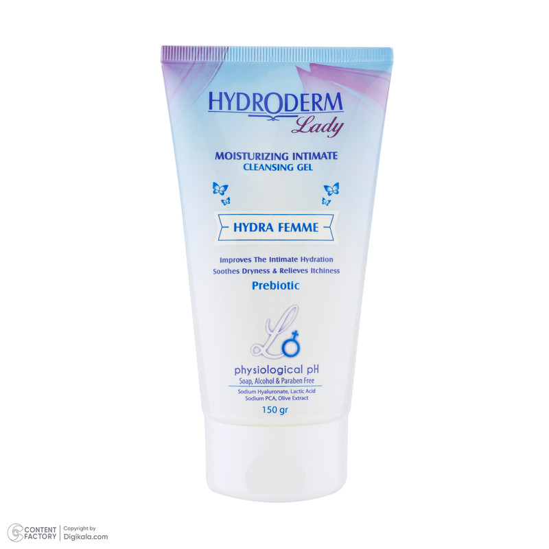 ژل بهداشتی بانوان هیدرودرم مدل Hydra Femme مقدار 150 گرم